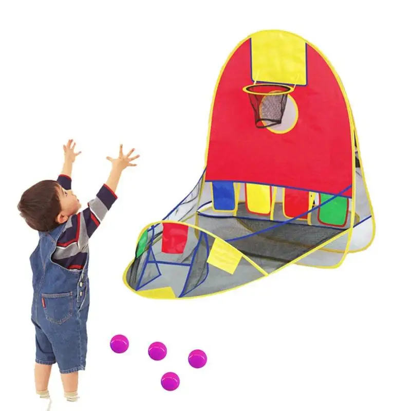 Детская игровая палатка для дома баскетбольная детские игрушки головоломки