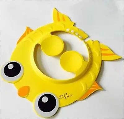 Новая мультяшная Милая регулируемая детская шапка для мытья волос детей душа