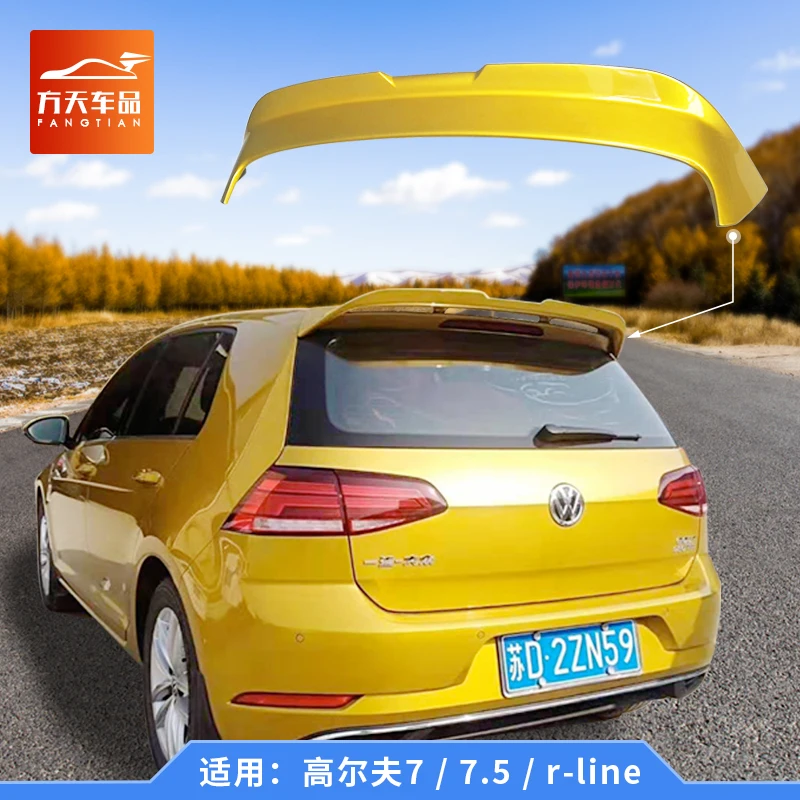 Спойлер для Volkswagen GOLF MK7 MK7.5 2014-2018 годов спойлер из высококачественного
