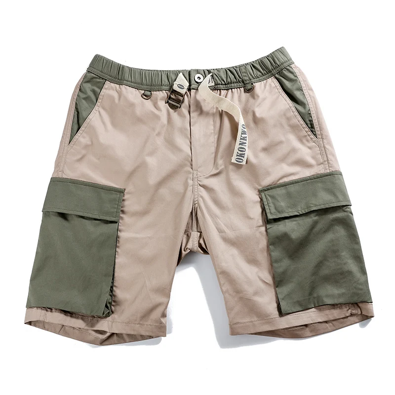 Мужские армейские Шорты Cargo черные шорты в стиле милитари с несколькими