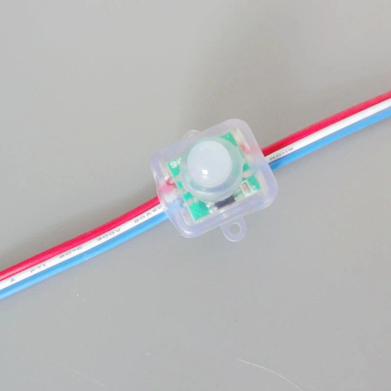 500pcs 12mm WS2811 RGB Led Module String Waterproof DC5V Digital Full Color LED Pixel Light 50pcs/string | Освещение