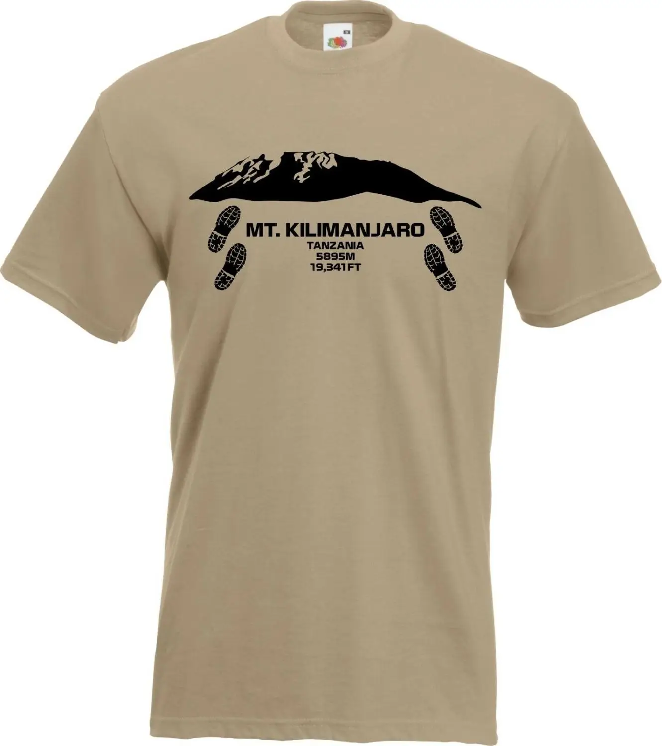Футболка для прогулок Mount Kilimanjaro Machame Route летние топы для мужчин, летняя хлопковая Футболка Модные Семейные футболки - Цвет: 4