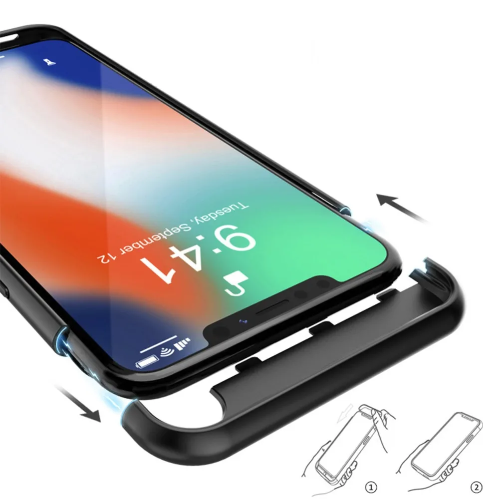 2018 для Iphone 5 5S SE 6 6s 7 8 X XS MAX чехол аккумулятора умный аудиовыход зарядного