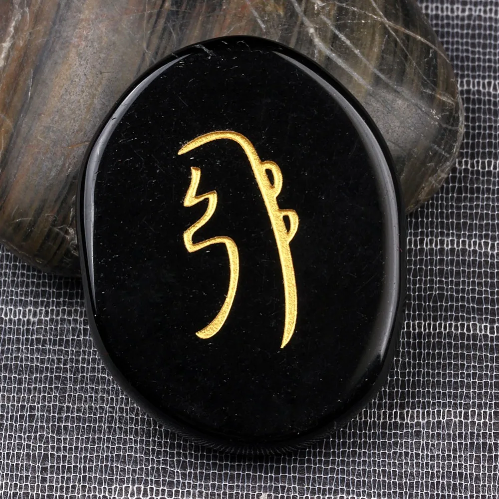 Натуральный черный камень: обсидиан кварцевый кристалл чакры пальмовый с