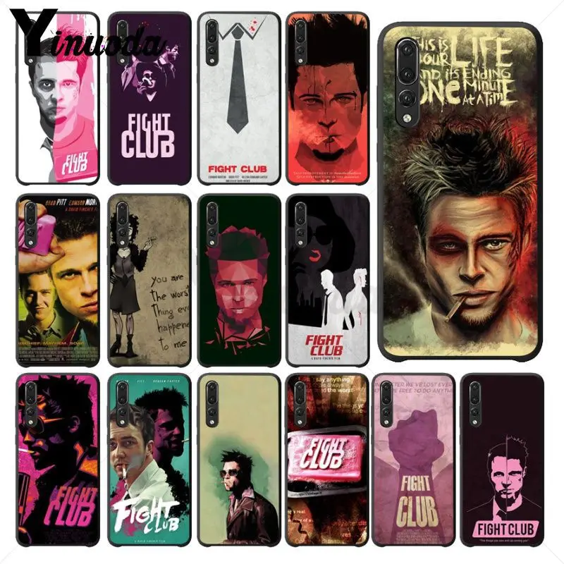 Чехол для телефона Yinuoda Fight Club Brad Pitt Movie Poster Coque в виде ракушки аксессуары чехол huawei