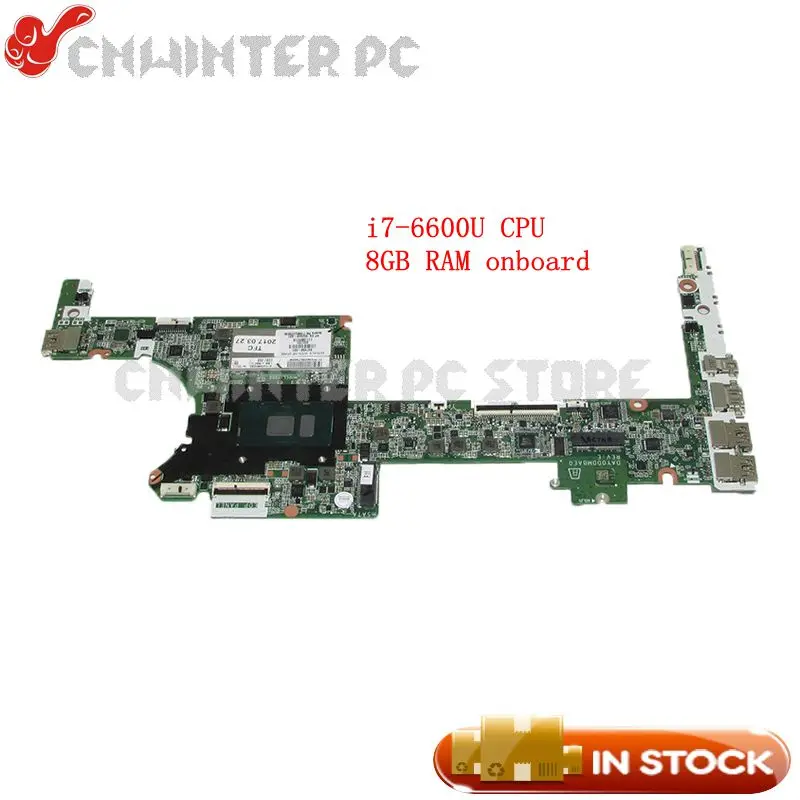 NOKOTION 847450-601 847450-001 852049-601 для спектр X360 Материнская плата ноутбука DAY0DDMBAE0 SR2F1 i7-6600U 8 Гб Оперативная память на борту