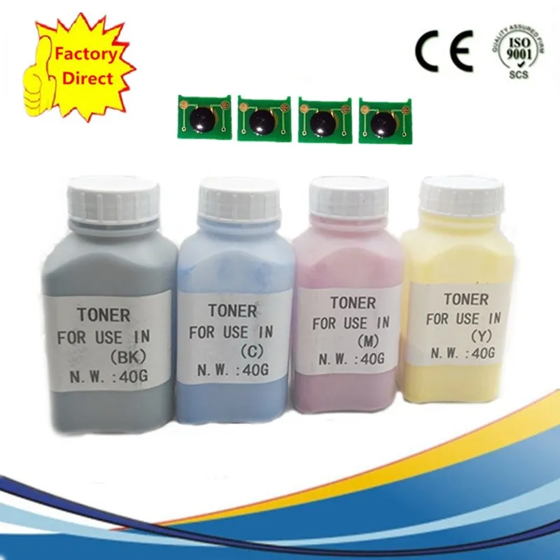 

Refill Color Laser Toner Powder Kits + LaserJet CP-3525 CP-3520 CP-3525 CM-3530 CE250A 504A CE250X 504X Printer