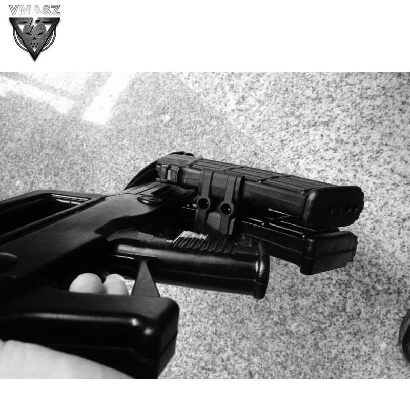 Vyou Тактический Двойной круглый журнал MagLink муфта для 5 56x45 Gen страйкбол AR / M4 зажим