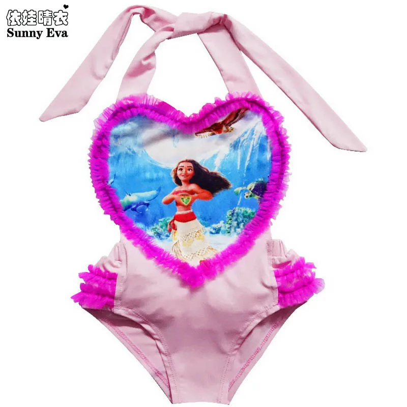 Купальный костюм для девочек слитный купальник бикини из ЭВА Моаны 2019|kids bath|kids