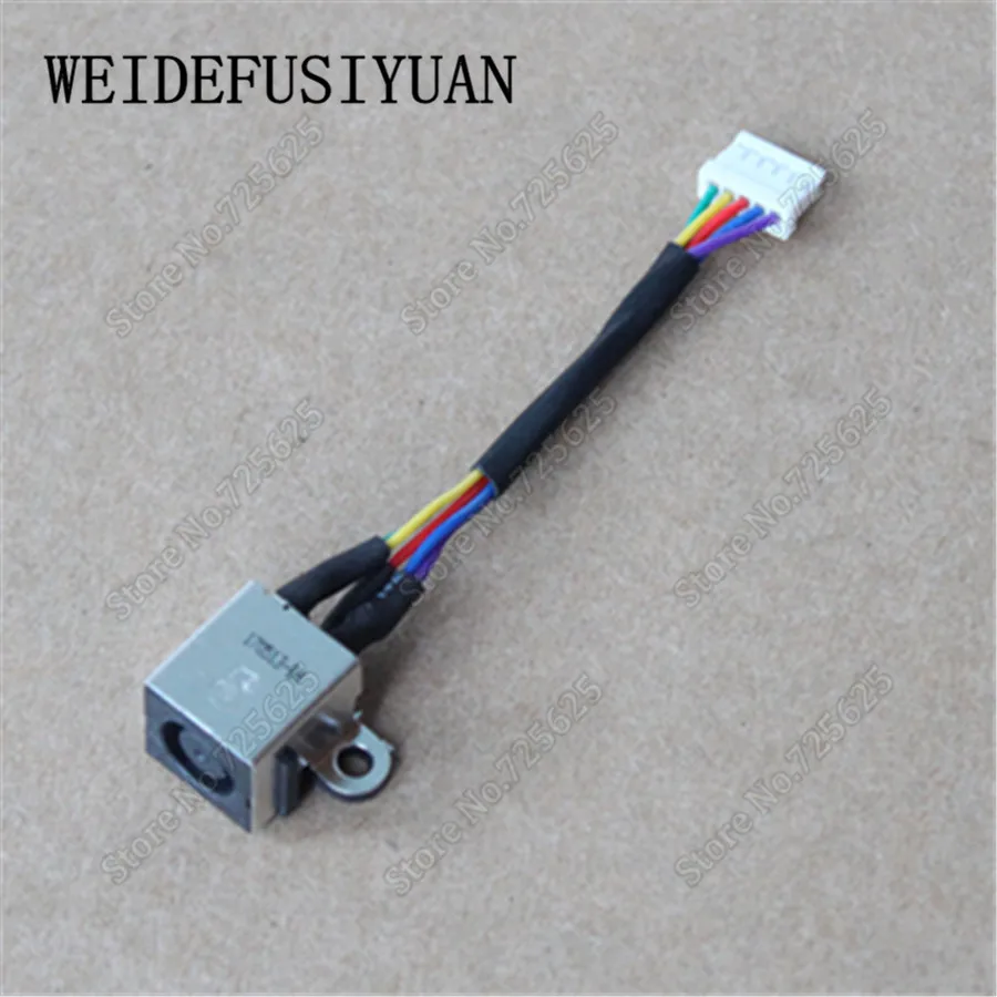 1-10 шт. разъем питания постоянного тока с жгутом кабеля для Dell Inspiron 1464 1564 1764