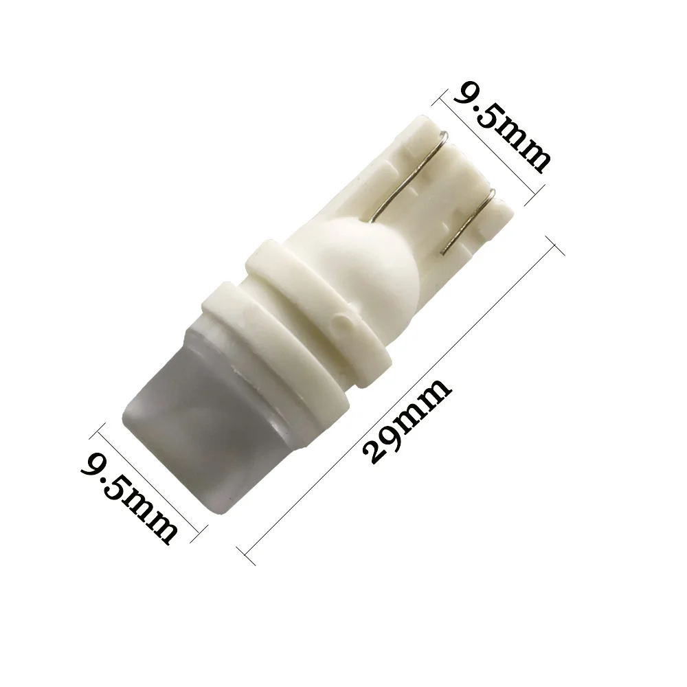 100 шт. 7 цветов T10 W5W 2 SMD 5630 светодиодный 3D автомобильный фонарь габаритный 192 501