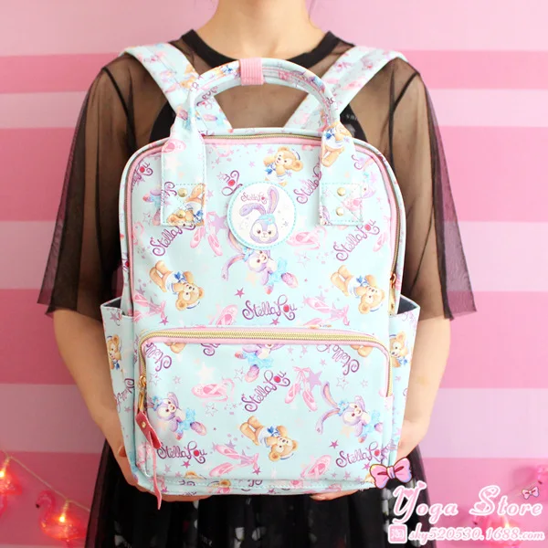 Duffy Bear/новый рюкзак для друзей stellalou Rabbit Детский из искусственной кожи с