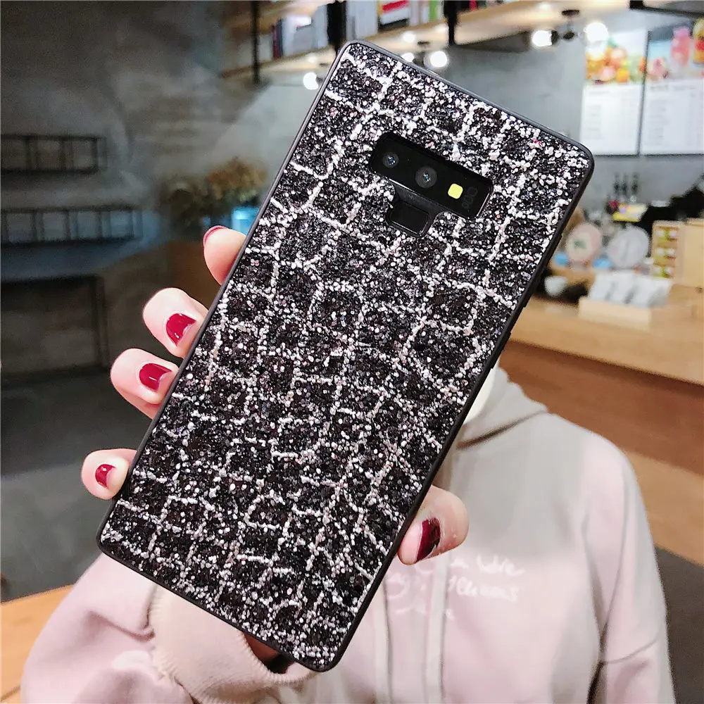 Роскошный Блестящий Мягкий силиконовый чехол для Samsung Galaxy J4 J6 Plus A6 A8 A7 2018 A750 A9 Note 9 8