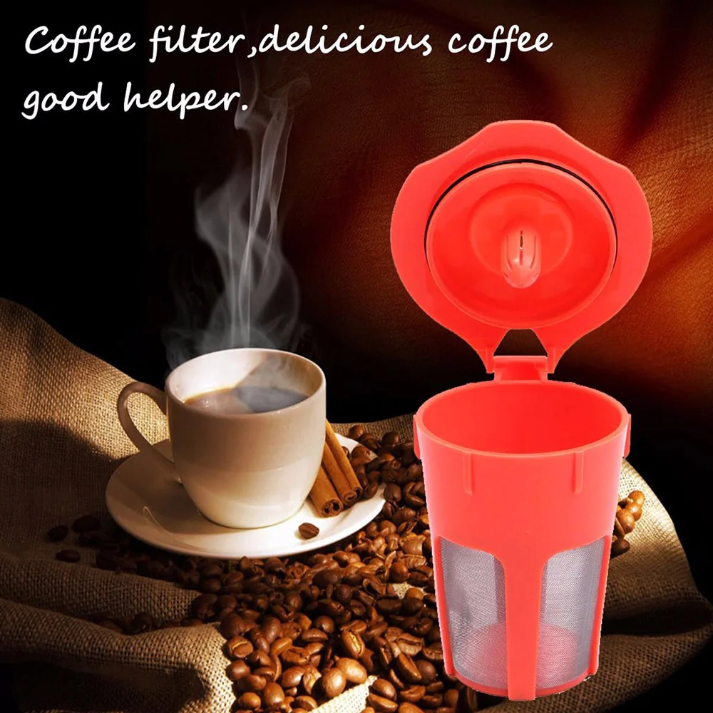 

3 шт./компл. K-Cup кофейные зеркальные фильтры для кофе с ложкой для кафе