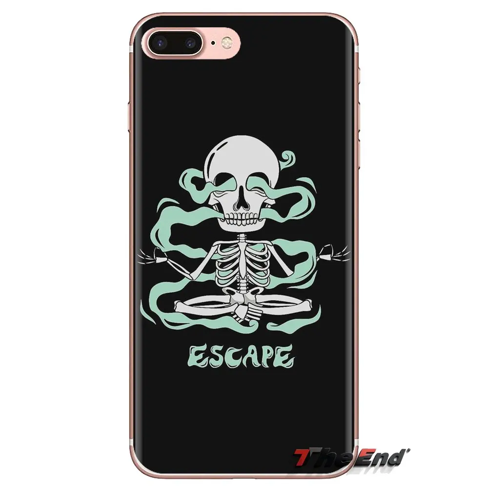 Прозрачный мягкий чехол-накладка для Samsung Galaxy S3 S4 S5 Mini S6 S7 Edge S8 S9 S10 Plus Note 3 4 5 8 9 Funny Art