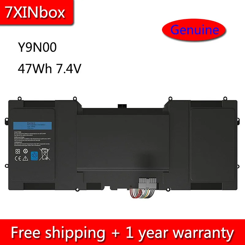 7xinbox 47Wh 7 4 V Y9N00 PKH18 489XN C4K9V Аккумулятор для Dell XPS 12 L221x 13 L321X L322X 13R 13Z L322XL321X