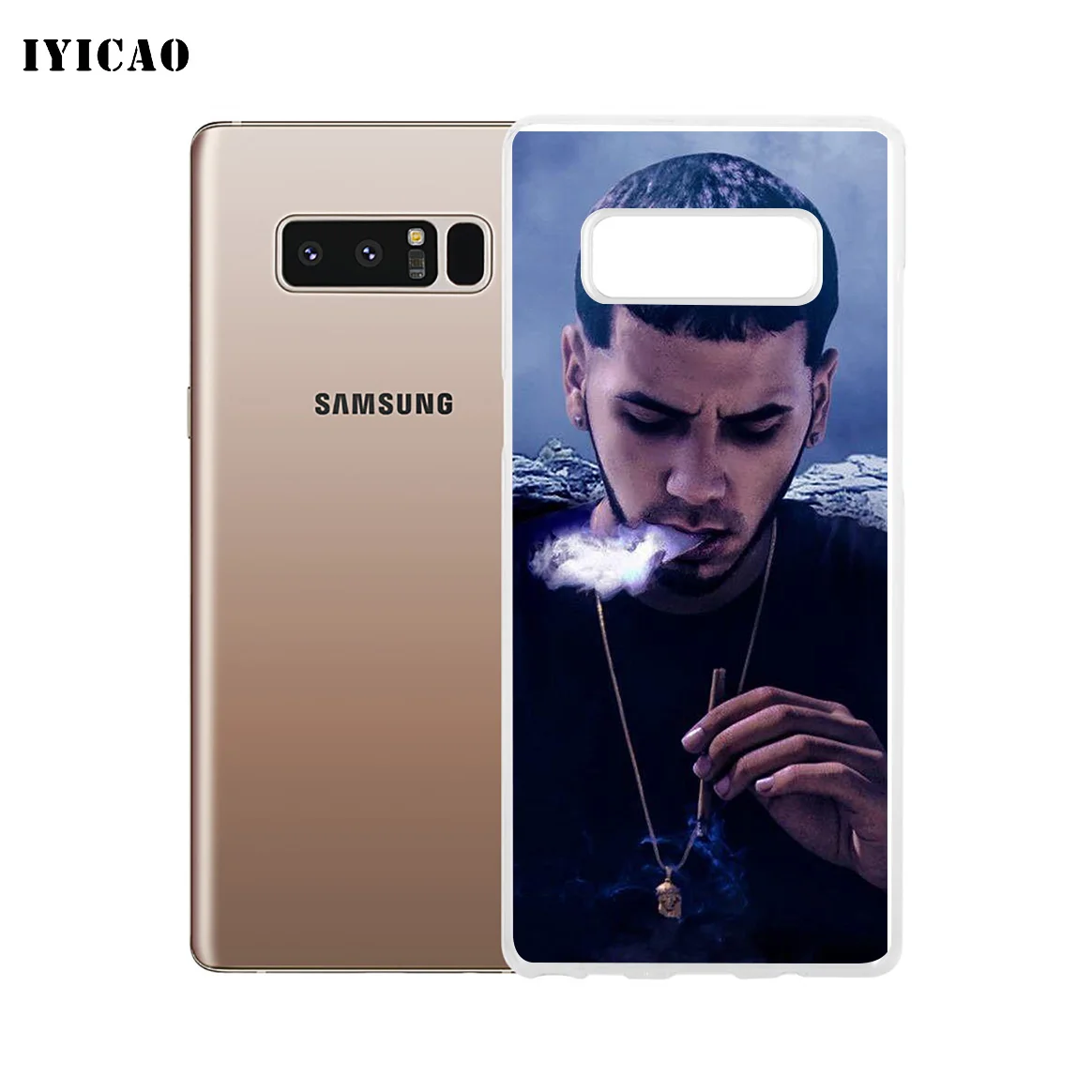 IYICAO Anuel aa Ozuna хип-хоп Мягкий силиконовый чехол для телефона Samsung A5 A6 Plus A7 A8 A9 J3 J5 J7 Note
