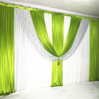 wedding backdrop with beautiful swags wedding decoration 10ft x 20ft