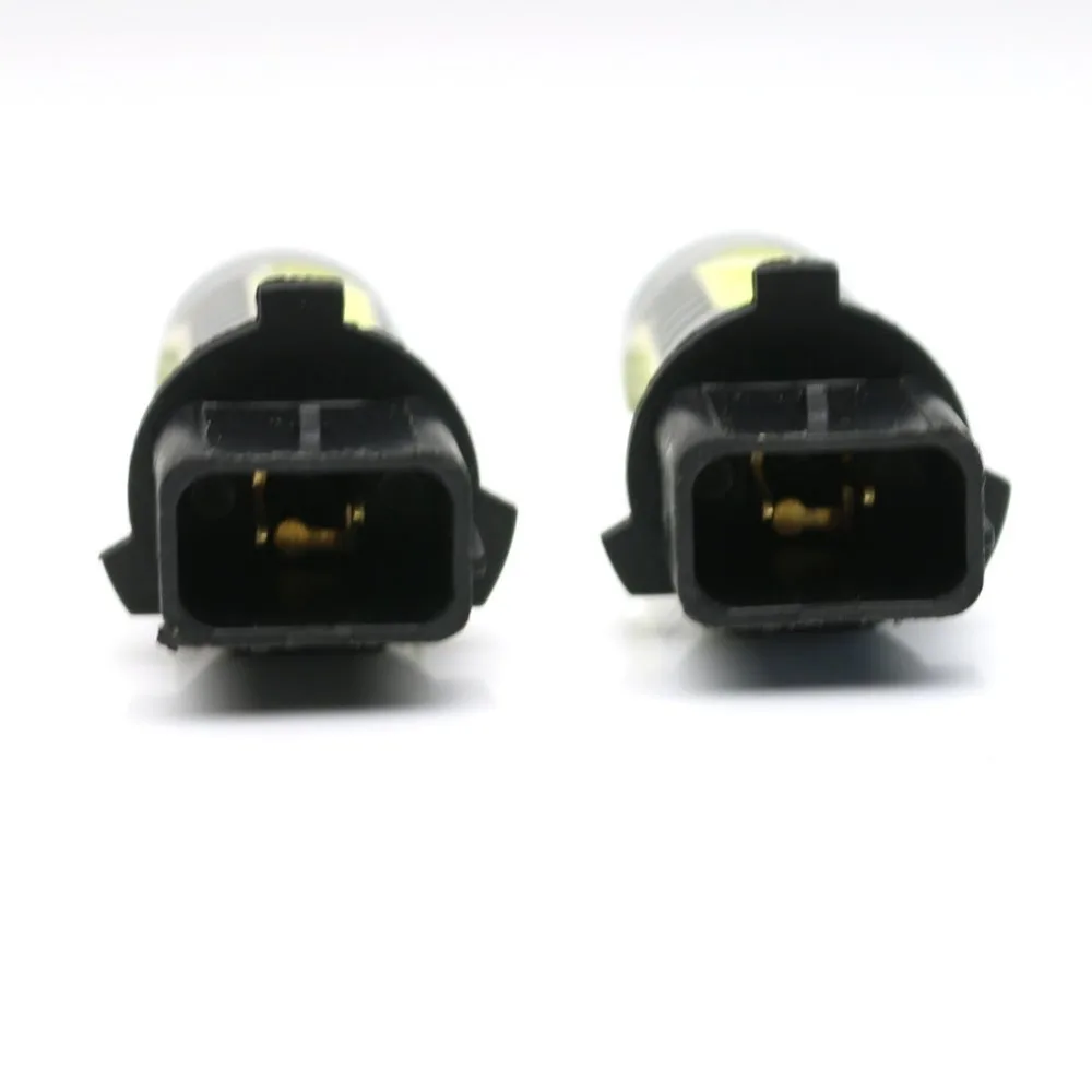 2 шт. белый CREE чипы светодиодный высокое Мощность P13W COB DRL Противотуманные фары для