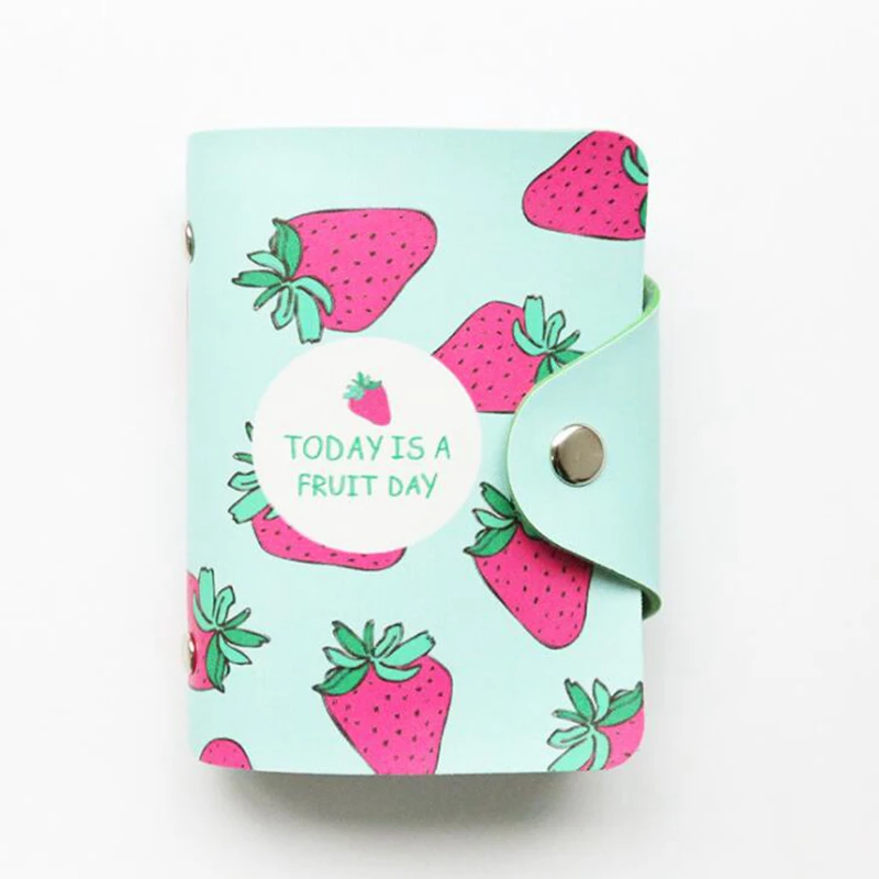 Cute 24 Bits Card ID Holders Case PU Leather Function Business Holder Women Credit Passport Bag Wallet | Багаж и сумки