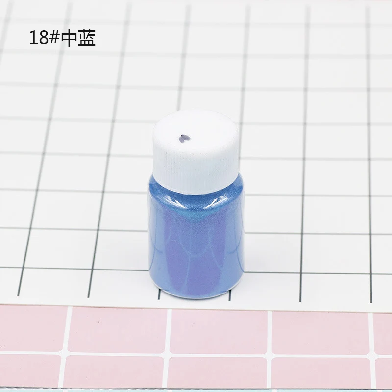 Практичный DIY ремесло жемчужный порошок для слизи Кристалл грязи наполнитель сухие Блестки для декорирования поставки красочные краски клейкие аксессуары - Цвет: 18