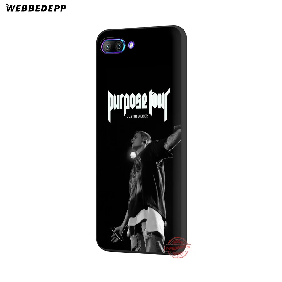 WEBBEDEPP Justin Bieber Purpose Super Soft Case for Honor 20 10 9 9X 8 Lite 8C 8X 7X 7C 7A 3GB 6A Pro View | Мобильные телефоны и