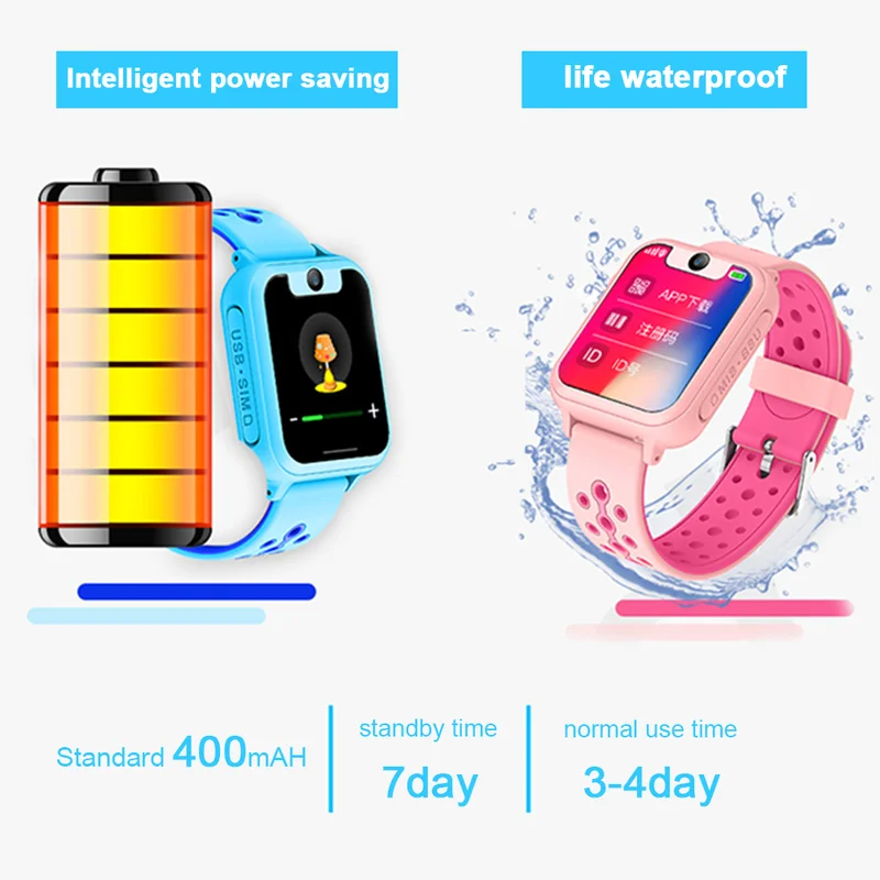 Новинка 2019 смарт-часы для детей LBS Детские Смарт-часы экстренный вызов поиск