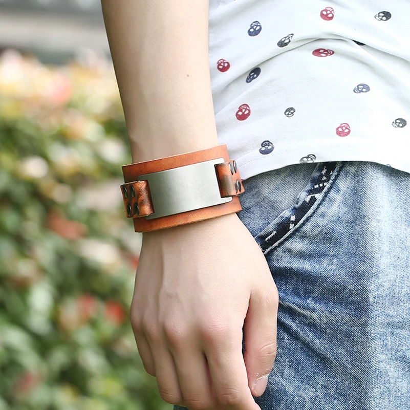 Браслеты ручной работы в стиле бохо цыганские хиппи панк темно-коричневые из