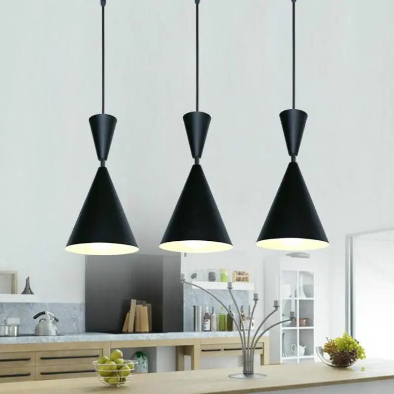 Минималистичный подвесной светильник с одной головкой 3 шт./лот s Подвесная лампа
