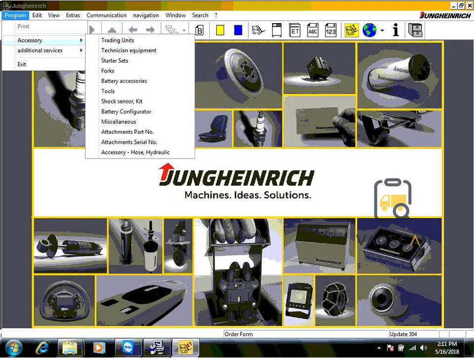 Диагностический комплект Judit Incado Box Forklift диагностический JUDIT 4 box с Jungheinrich 3 2019| |