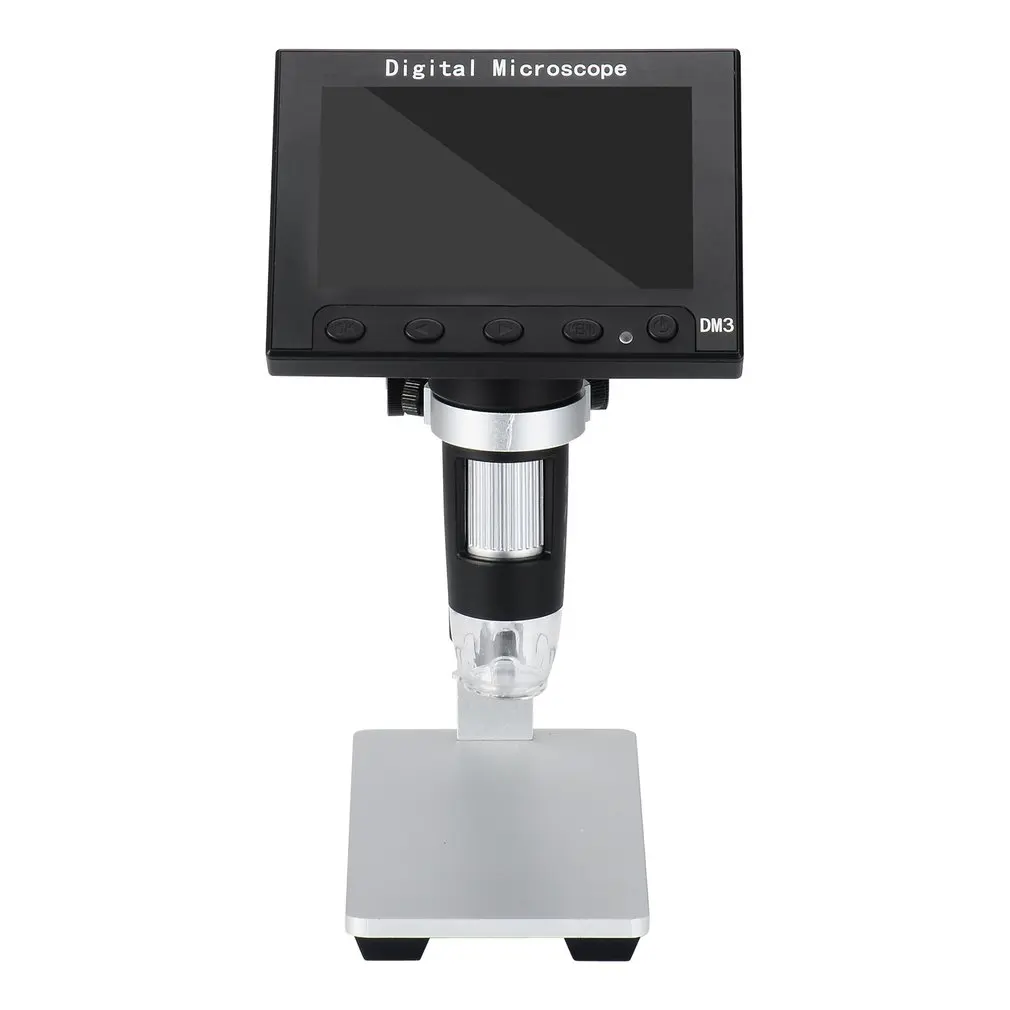 1000X DM3 цифровой USB 8 светодиодный 5MP электронный микроскоп 4," HD дисплей Лупа с светильник 1920X1080p