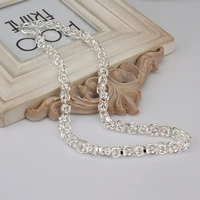 silver necklace silver necklace high quality fashion jewelry silver chains necklace for women