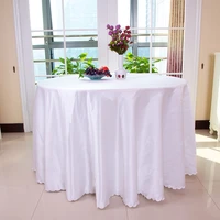 upscale hotel cloth round table cloth pure color satin wedding hotel meeting table cloth cover dust cloth