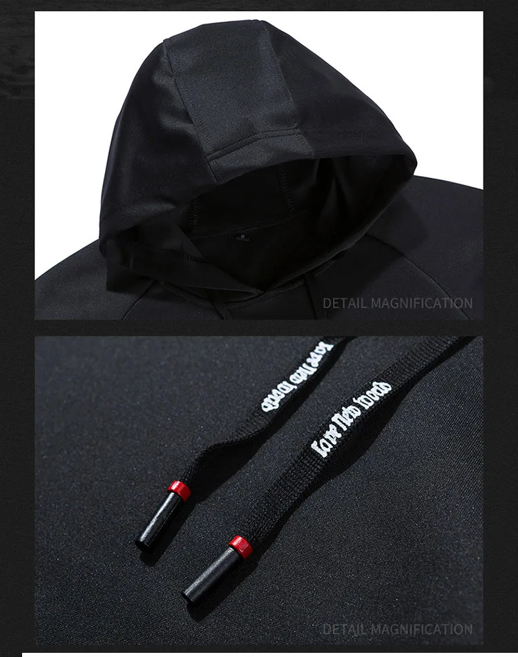 Grandwish Hoodies Men Brand Spring Autumn Long Sleeve Solid Color Hooded Sweatshirt Mens Hoodie Sweat Coat Streetwear GA170 | Мужская
