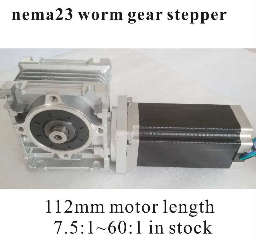 Шаговый двигатель NEMA 23 7 5: 1 ~ 80:1 RV30 шаговый Длиной 112 мм CE ROHS|reducer stepper motor|stepper motorstepper