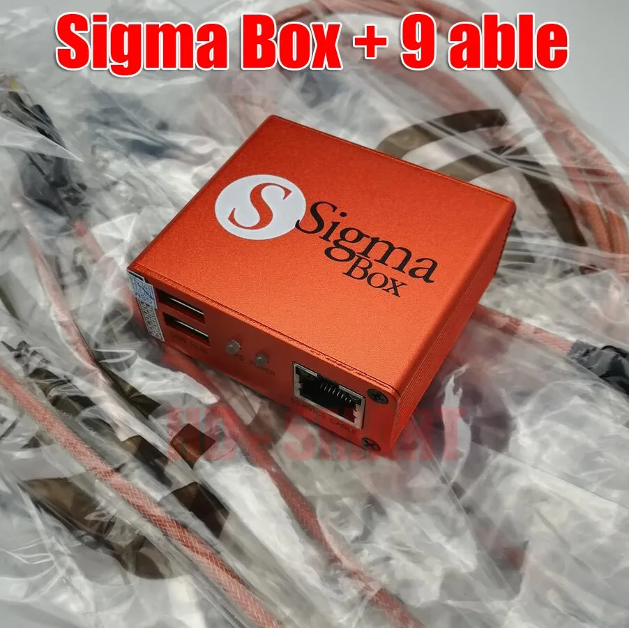 Версия 2018 оригинальная коробка Sigma с 9 набором кабелей + Pack 1 2 3 активации|Наборы
