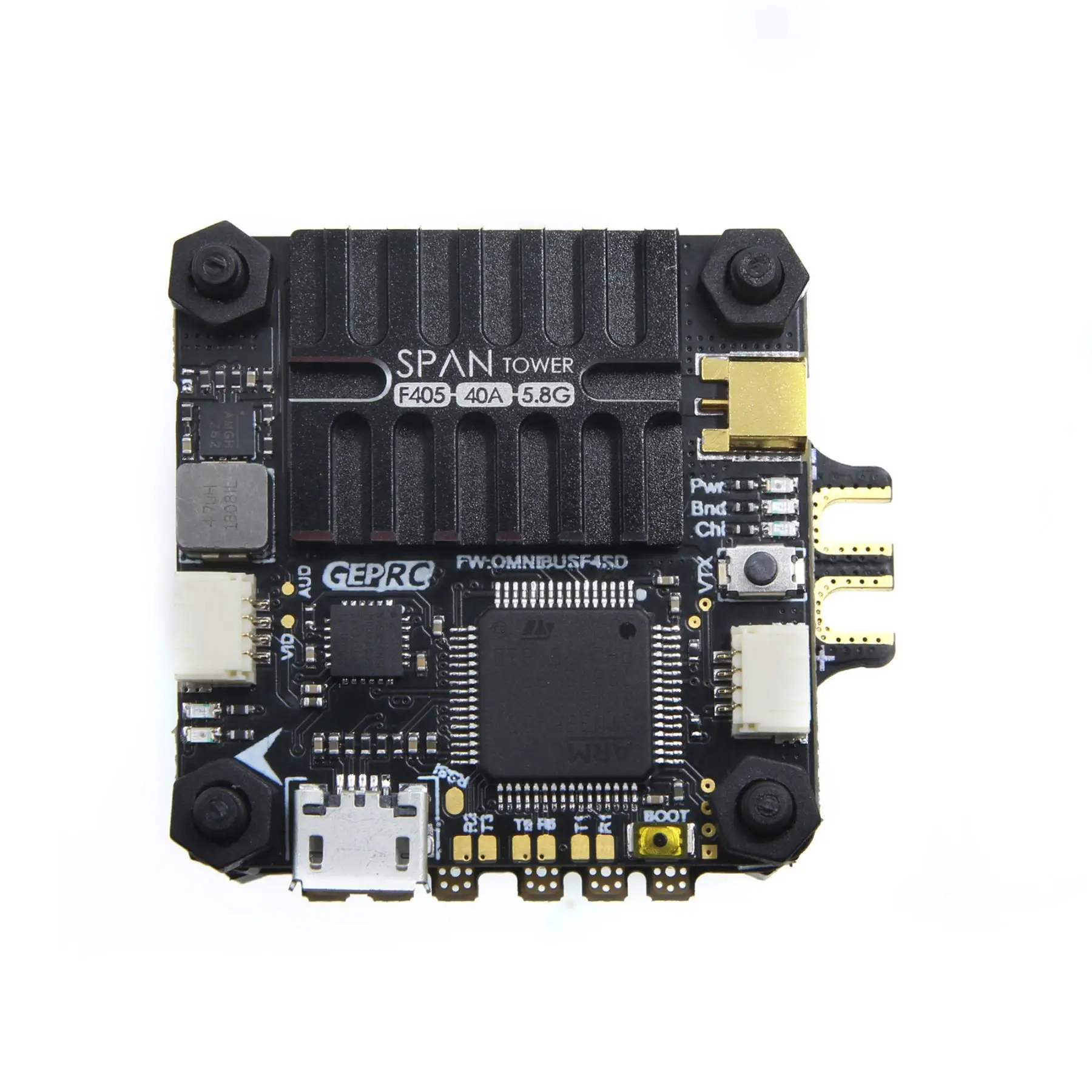 GEPRC SPAN F405 Контроллер полета 48CH VTX AIO плата FC 30,5*30,5 мм OMNIBUSF4SD пожарная для FPV гоночного дрона