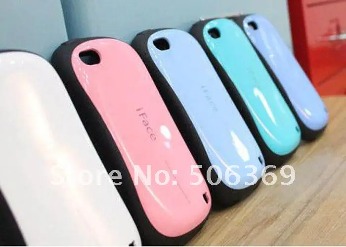 MOQ 1pcs New Arrival Korea Style candy color iFace First Class Case For Iphone 4 4G 4S Free Shipping |