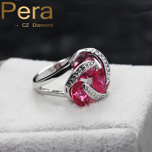 Женские Модные нетрадиционные стильные ювелирные изделия с розово красным