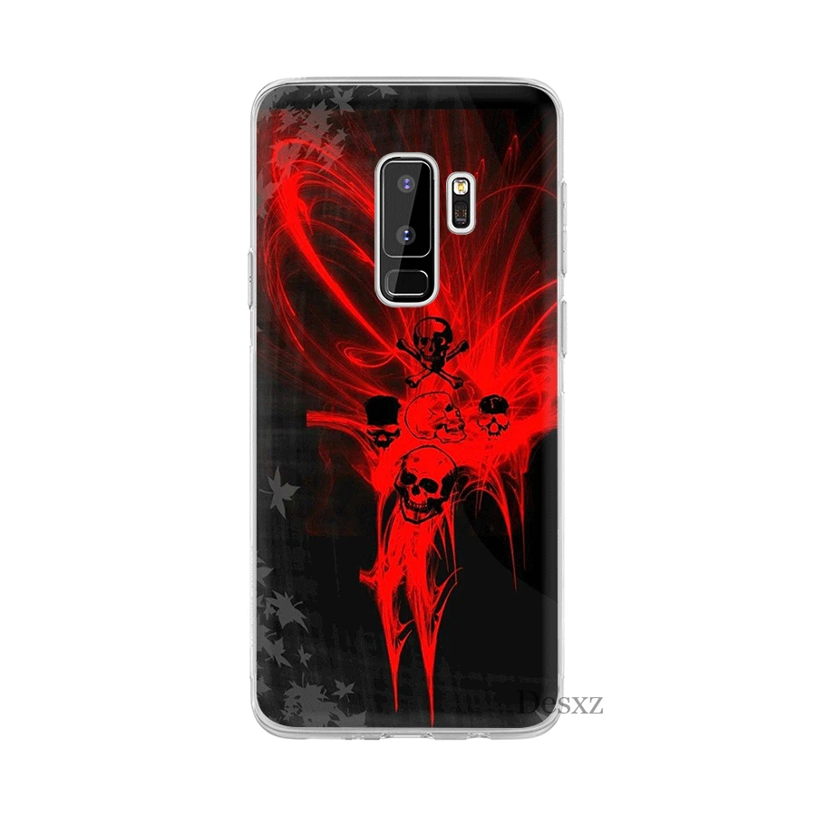Чехол Desxz Death Skull для Samsung Galaxy A3 A5 A6 A7 A8 A9 A10 A30 A40 A50 A70 защитный чехол|Чехлы-накладки| |