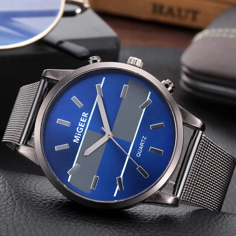 Новые мужские брендовые наручные часы модные дизайнерские из нержавеющей стали