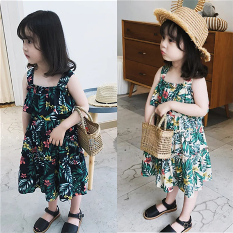 2019 летнее платье для маленьких девочек с цветами детские платья принцессы без