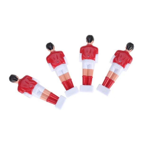 11 шт Футбол Человек стол для парней игрок часть Foosball футбольный стол запасные части для мужчин игроков красный/белый пластиковый набор