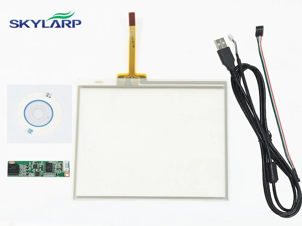 Новый 5 6 дюймовый 4 проводной резистивный сенсорный экран USB контроллер 126x99 мм для