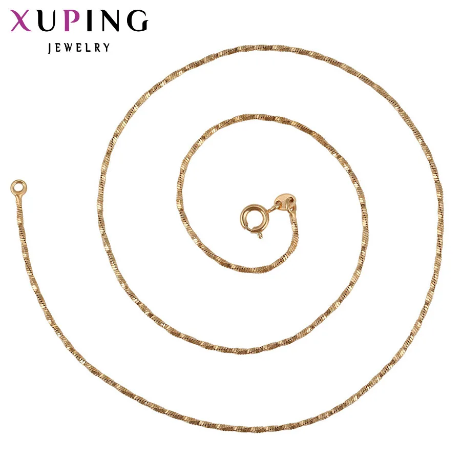 Модное Ожерелье Xuping новый дизайн большое длинное ожерелье золотого цвета с