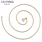 Xuping модное ожерелье, новый дизайн, большое длинное ожерелье, позолоченная цепочка для женщин и мужчин, подарочное ювелирное изделие 42532
