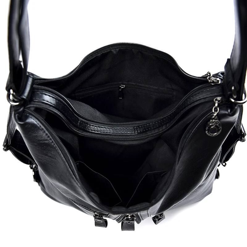 2019 роскошная женская сумка на плечо Женская винтажная дизайнерская Повседневная