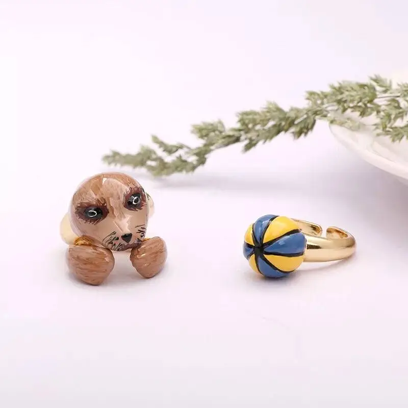 Amybaby Европейский и американский дизайн милые белые медведи эмалированная