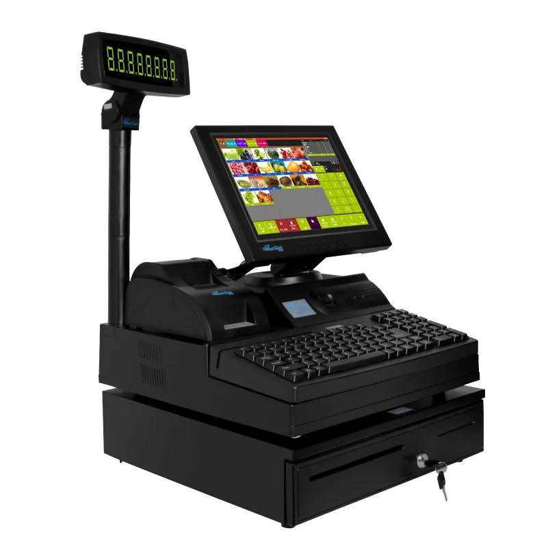 Meetsun MS-900-3 N450 все в одном настраиваемые ПК POS Сенсорный экран монитора Системы
