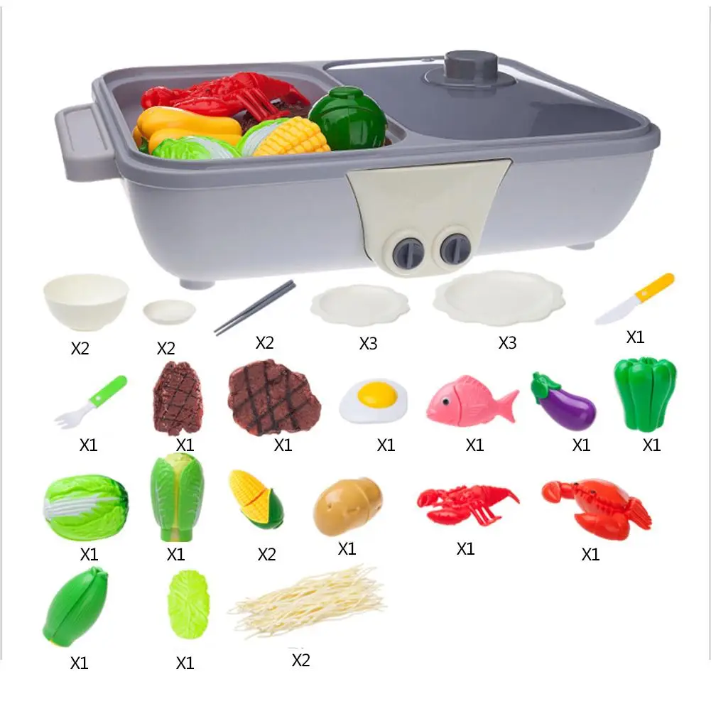 Детский игровой дом Комплект кухонных игрушек имитация двойного использования